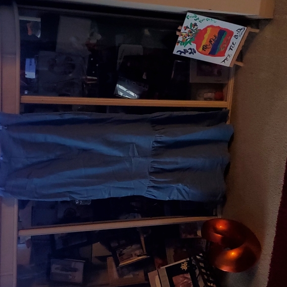 Bluejean Maxi Button Down Skirt - Picture 2 of 2